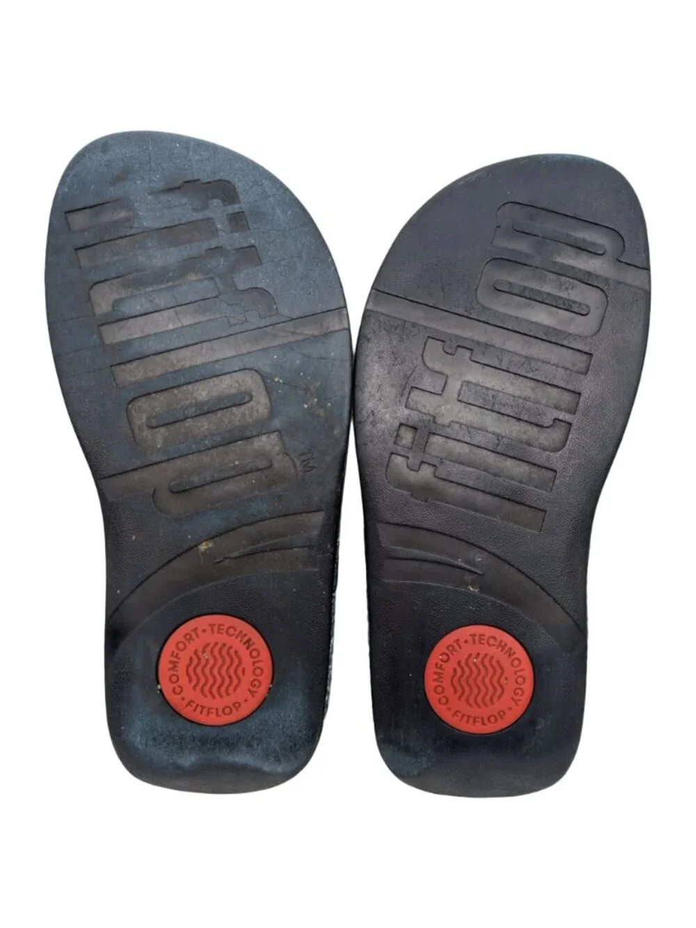 FitFlop Surfa Thong Sandals Womens Sea Blue Flip Flop Toe Post H84-641 Size 6 - Picture 11 of 12